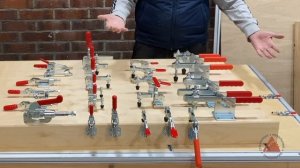 Как надёжно и быстро фиксировать заготовку | Эти прижимы и зажимы необходимы в столярной мастерской