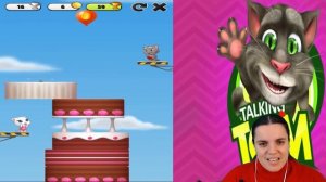 БолтушкА Играет с Говорящим ТОМОМ в Весёлые Мини-ИГРЫ! #6 Игра для Детей - Мой говорящий Том