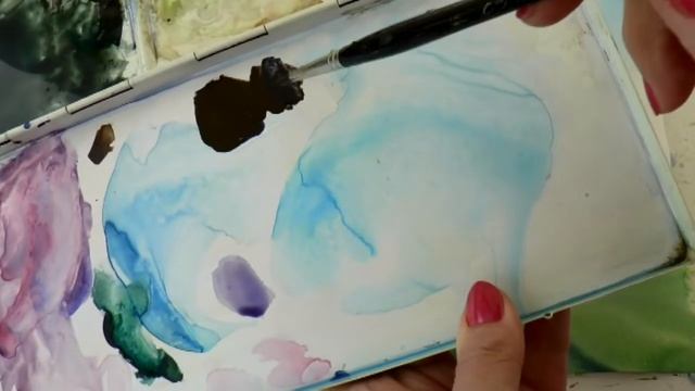 Очень Легко! Магнолия в цвету. Акварель. Very Easy. Magnolia blossom. Watercolour смотреть онлайн