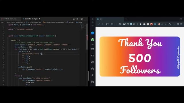 Learning - SASS/SCSS Falling Confetti смотреть онлайн