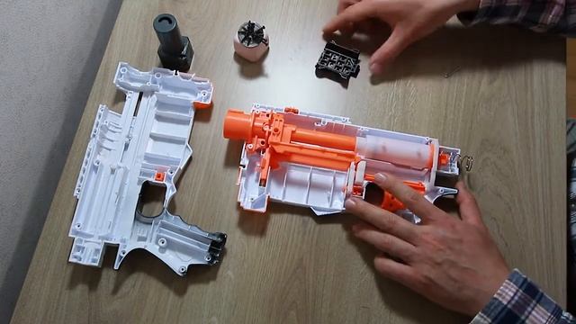 Nerf N-Strike Elite Retaliator Disassembly and assembly смотреть онлайн