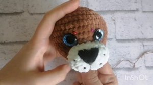 Утяжка глаз. Утяжка глаз амигуруми. Оформление мордочки вязаной игрушке.