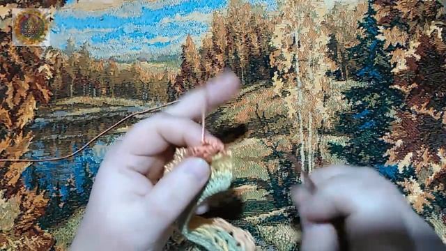 Летнее цветное платье крючком 3-5 лет. 1 часть. Кокетка. Knit a beautiful dress hook. смотреть онлайн