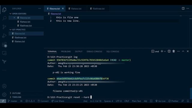 How to track back to a particular commit in git | Git-Github tutorial. смотреть онлайн
