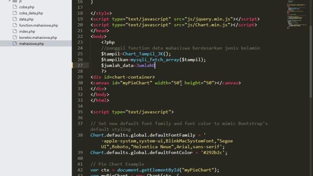 Menampilkan Data Persen di Dalam Chart.js смотреть онлайн