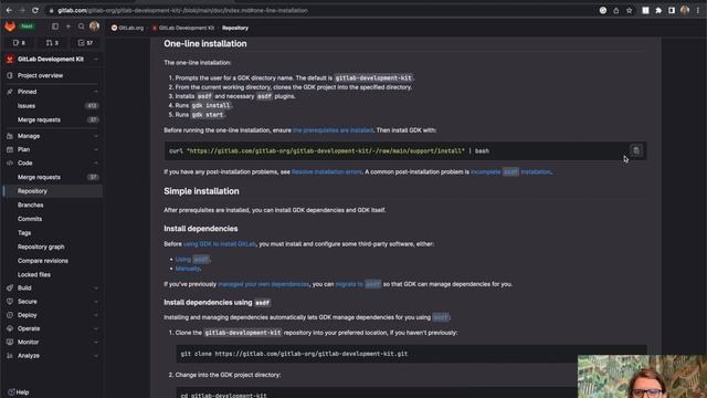 Installing the GitLab Development Kit (GDK) (for Beginners) смотреть онлайн