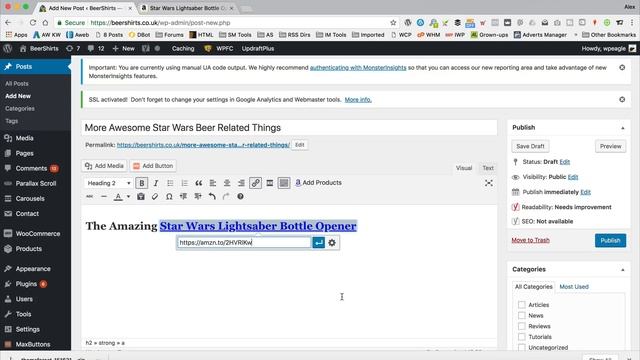 Amazon SiteStripe - How to add Affiliate IMAGES and Affiliate LINKS to your WordPress website смотреть онлайн