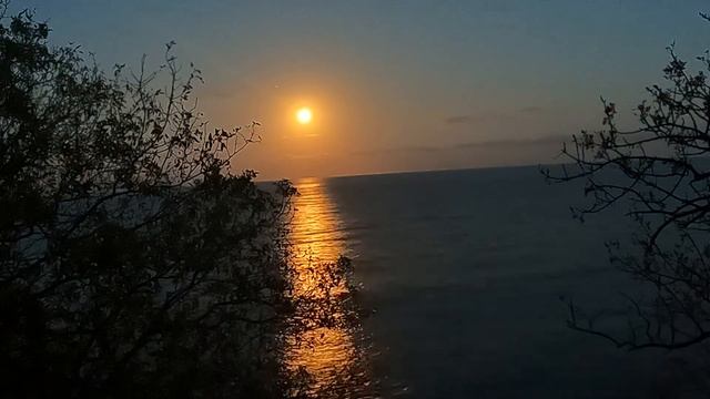 Суперлуние над морем 30.08.2023 смотреть онлайн