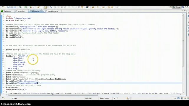 PHP Tutorial - PHP Blog Tutorial Phase 1 Part 14 смотреть онлайн