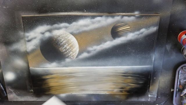 Creating A Golden Beach Spray Painting - Spray Paint Art by Tomwellywells смотреть онлайн