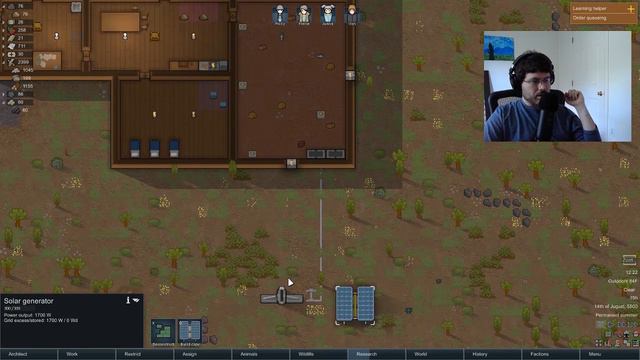 Rimworld Beginner Guide #10 - Mining, Initial Defenses, and Raids! смотреть онлайн