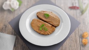 Нежный Печеночный Паштет из говяжьей печени.