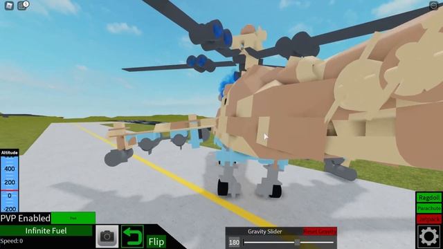 Mil-Mi-24 Showcase Roblox Plane Crazy смотреть онлайн