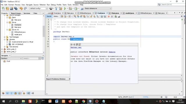 Cara membuat RMI method client dan server dan terhubung ke dalam database смотреть онлайн