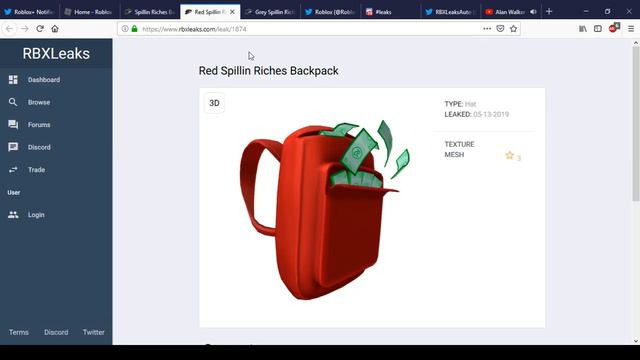 New Spillin Riches Backpacks | Roblox смотреть онлайн