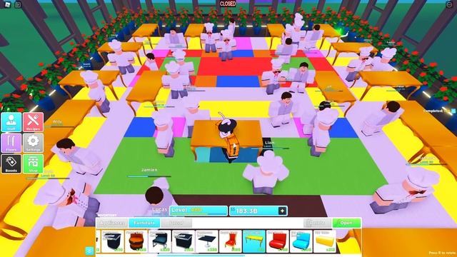 *NEW* "Crazy Coffee Kitchen" Money & Customer Layout! My Restaurant Roblox смотреть онлайн