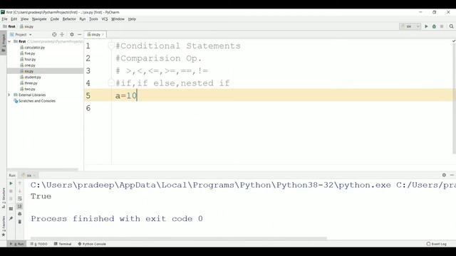 Conditional statements in Python part 1 #8 смотреть онлайн