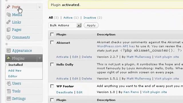 Wordpress Footer Plugin - Build Your Database Fast смотреть онлайн
