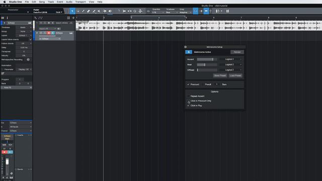 Studio One 5 click track смотреть онлайн