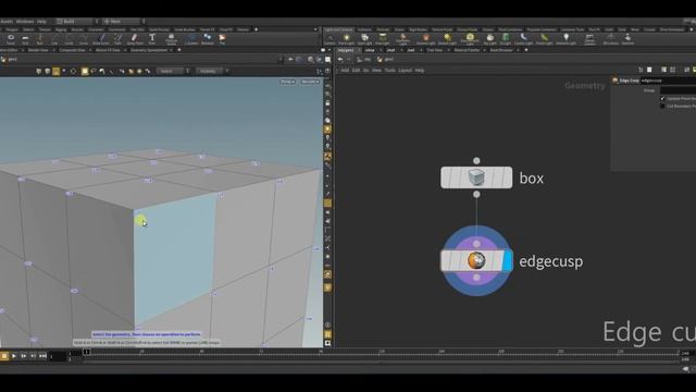 Houdini Edgecasp node (RUS) смотреть онлайн
