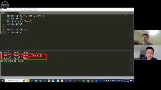 Tìm hiểu về set trong python một cách vô cùng đặc biệt dành cho dân tay ngang | python cho người mớ смотреть онлайн