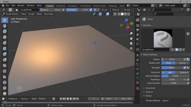 67. Blender. Symmetrize, Alpha Brushes | Альфа кисти (Sculpt mode) смотреть онлайн