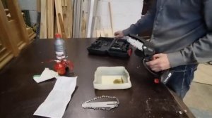 Обслуживание цепной аккумуляторной пилы iTechNA (артикул на WB 208527626)