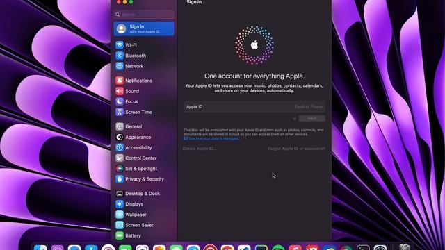 Macbook  Uchun Apple ID Ochish | MacOS ©