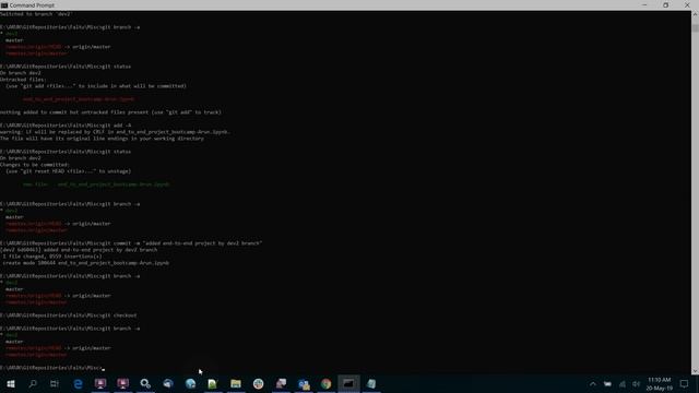 git branch checkout push смотреть онлайн