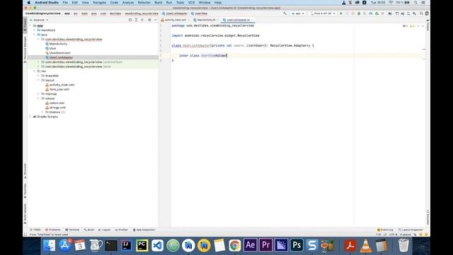 Android RecyclerView with ViewBinding | Android Jetpack смотреть онлайн