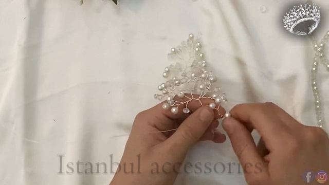 DIY Bridal Hair Accessories Tutorial. Wedding Hair Accessories (episode 2)
