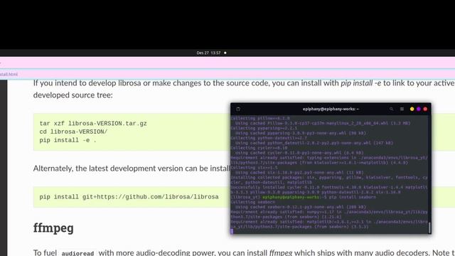 Librosa untuk Audio Processing dan Pembuatan Environment смотреть онлайн