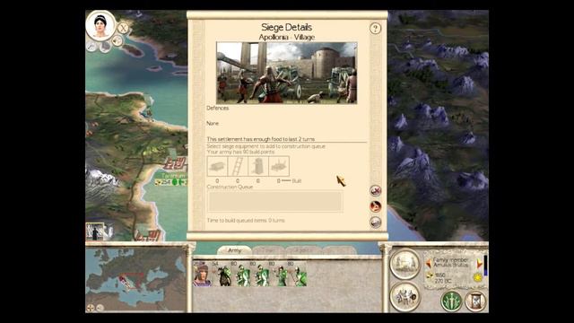 Rome Total War Classic -Brutii Campaign - Under Linux -EP1