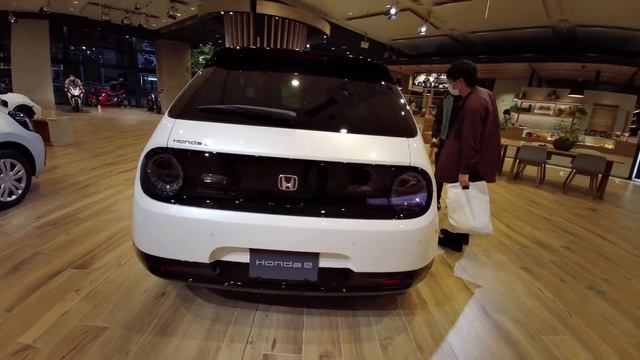 JAPAN: Honda E (electric Car) At The Tokyo Aoyama HQ Showroom