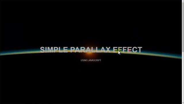 Simple Parallax Effect Using JavaScript | JavaScript Tutorials смотреть онлайн
