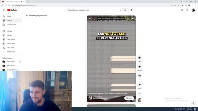 G React To Daniel Savage (Guru Forex Trader And Signal Provider) смотреть онлайн