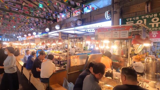 Korean Street Food Spot ?GWANGJANG MARKET in Seoul, Korea｜광장시장 смотреть онлайн