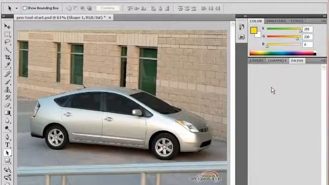 THE PEN TOOL, Creating Selections in Photoshop CS-4 - Chapter 8 смотреть онлайн