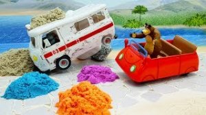 Видео для детей с игрушками - Волк заболел! Мультик про скорую помощь Мишку и волков 2019.mp4