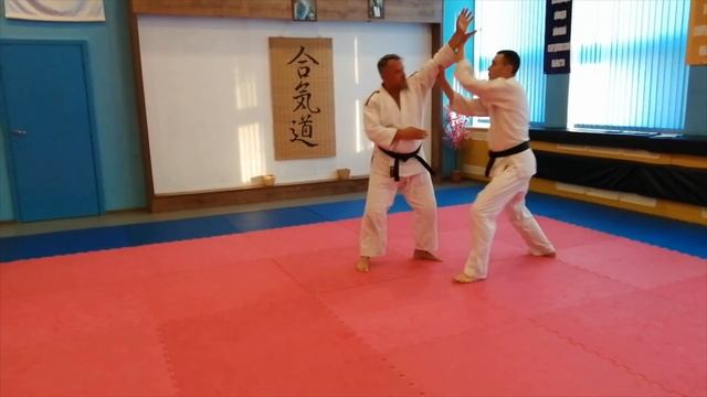 Айкидо. Гокё (5 контроль) от атаки Шомен-учи смотреть онлайн