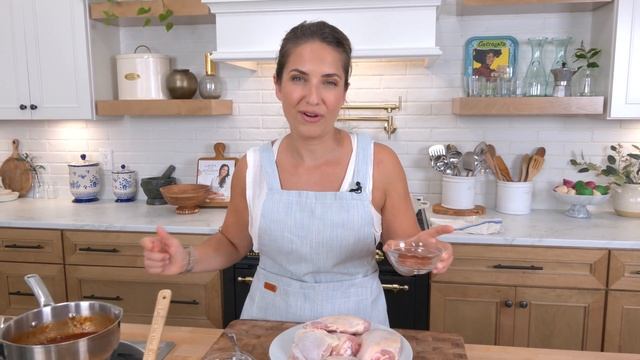 Peach BBQ Grilled Chicken