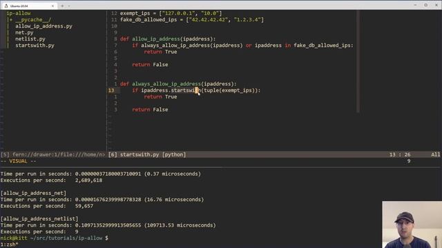 Create an IP Address Allow List with CIDR Block Support in Python смотреть онлайн