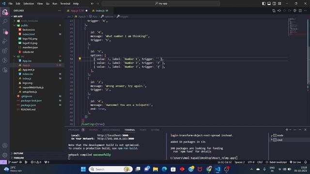 how to build a react simple chatbot with react смотреть онлайн