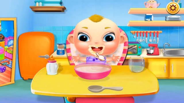 Children Playing a Baby Doll - Learn How To Care For Baby - Baby Care Game for Kids смотреть онлайн