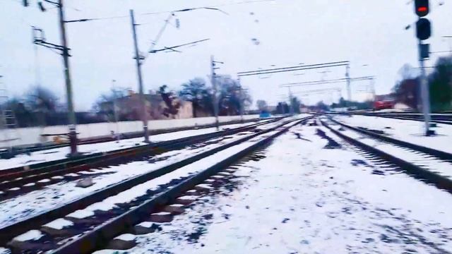 Станция имени Тараса Шевченко (город Смела). Прибытие Д1. Осмотр. Обзор. Отправление на ЭР9П-373 смотреть онлайн