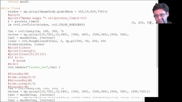 Визуальное отображение маркеров дороги Вычисление расстояния Автопилот opencv python Урок 5. смотреть онлайн