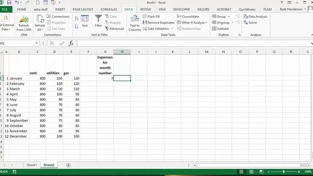 Create a dynamic sum with the offset function in Excel смотреть онлайн