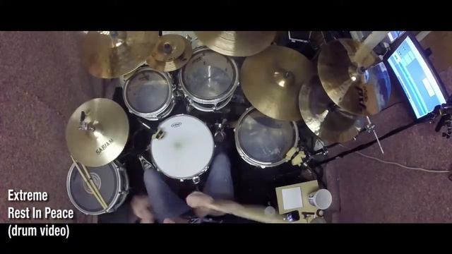 Extreme - Rest In Peace (drum video) смотреть онлайн