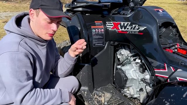 НОВЫЙ КВАДРОЦИКЛ который ЗАГЛОХ через 4 километра)  Loncin Xwolf 700