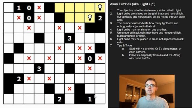 Akari Puzzles (Light Up) - Rules & Strategies смотреть онлайн